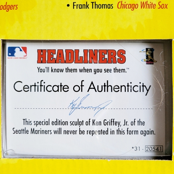 Vintage 1998 Home Run Headliners XL Ken Griffey Jr. & Mark McGwire - Picture 4 of 9